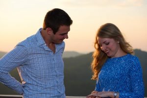 Robinson Engagement Photo at McCloud Mountain. The ring.