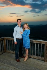 Robinson Engagement Photo at McCloud Mountain.
