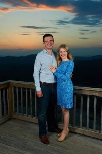 Robinson Engagement Photo at McCloud Mountain.