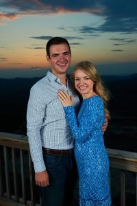 Robinson Engagement Photo at McCloud Mountain.
