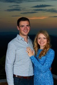 Robinson Engagement Photo at McCloud Mountain.