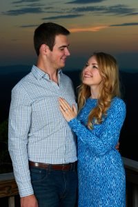 Robinson Engagement Photo at McCloud Mountain.