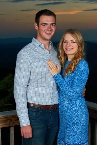 Robinson Engagement Photo at McCloud Mountain.