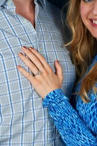 Robinson Engagement Photo at McCloud Mountain. The ring.