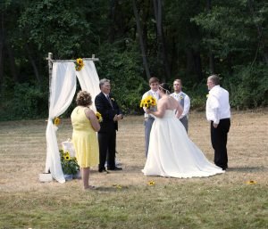 Dallas and Taylor Ceremony – Father Presenting Bride
