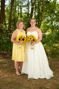 Dallas with Bridesmaid