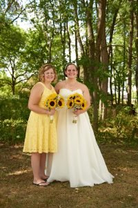 Dallas with Bridesmaid